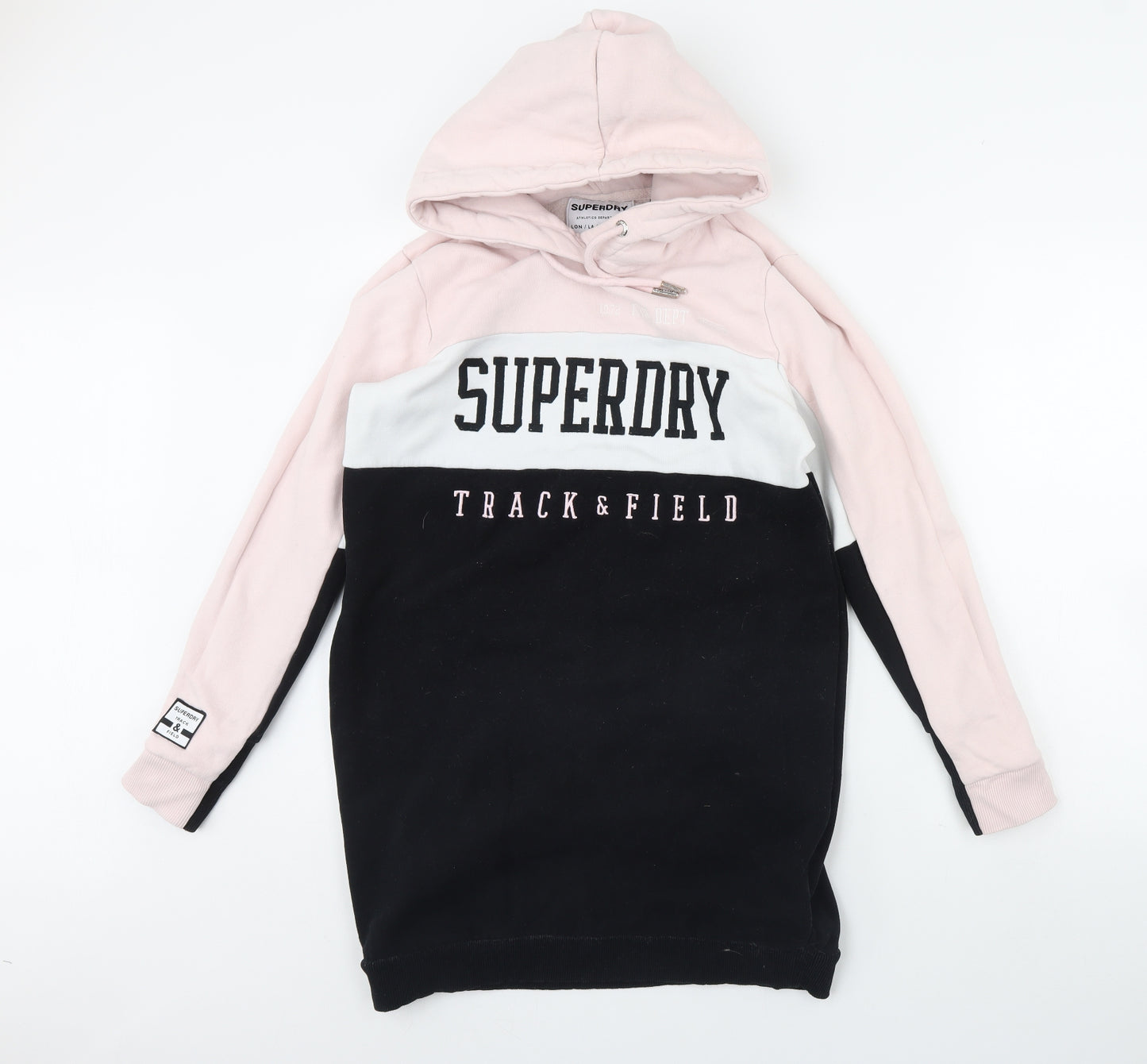 Superdry Womens Black   Pullover Hoodie Size 12
