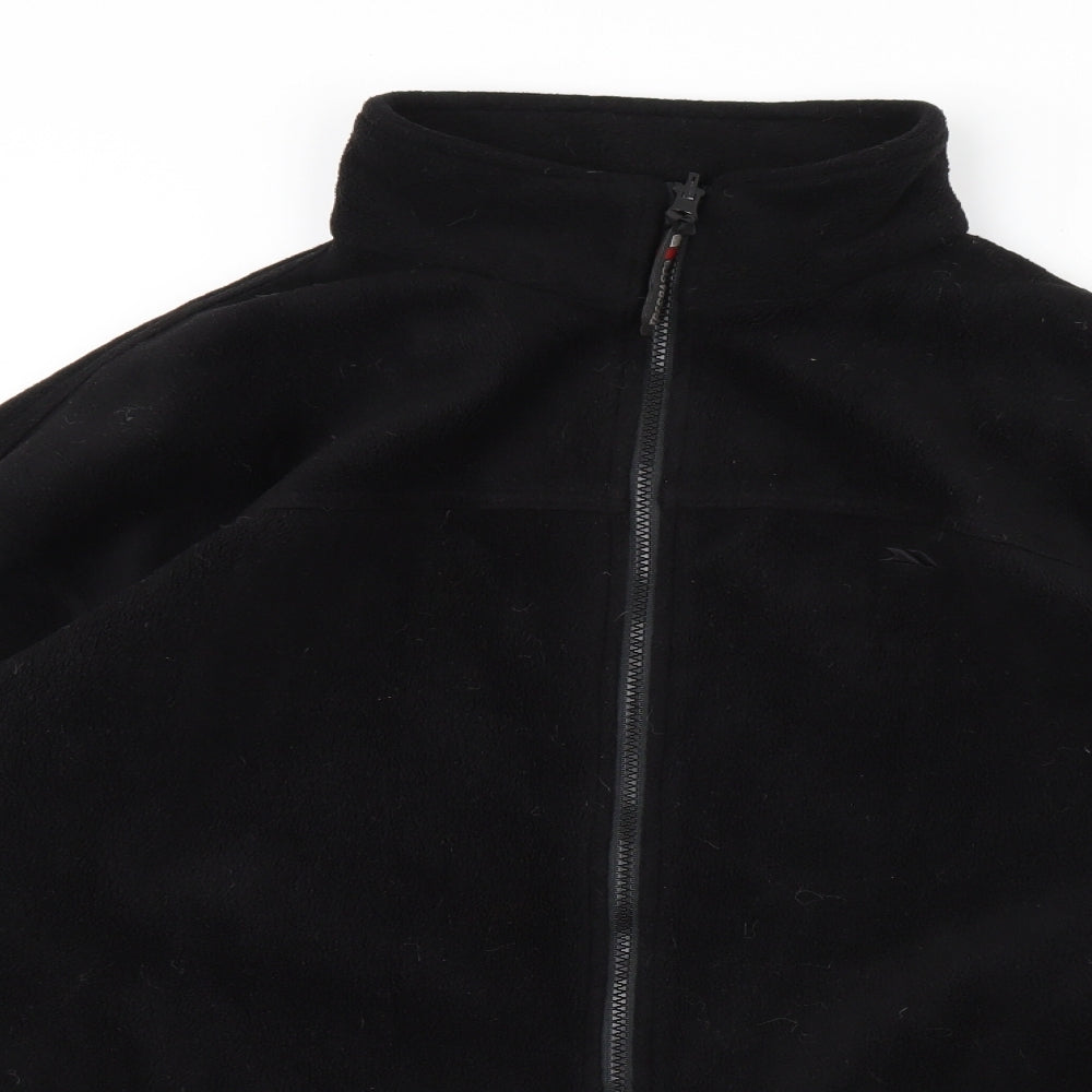 Trespass Mens Black  Fleece Jacket  Size 2XL