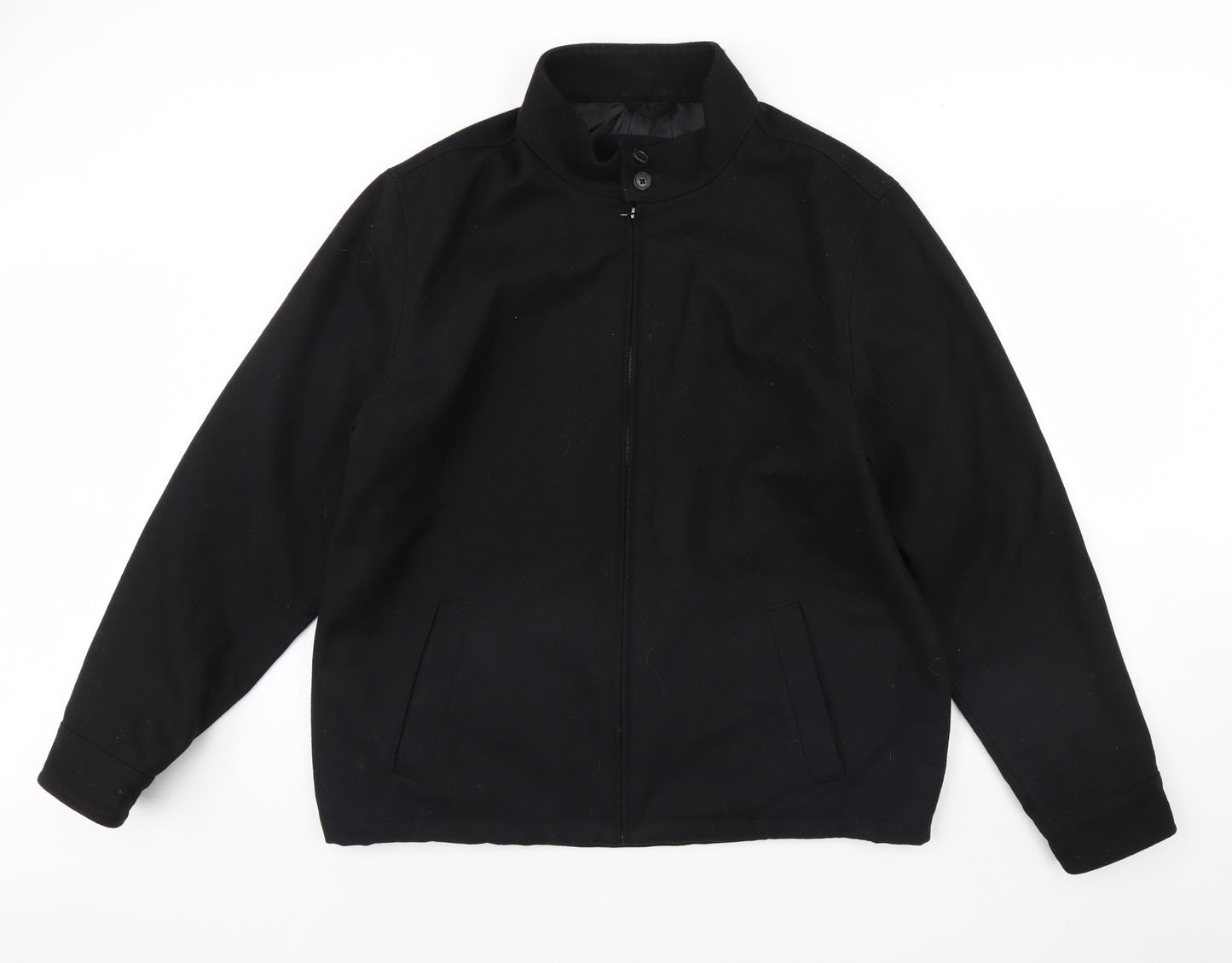 Lands' End Mens Black   Jacket  Size XL