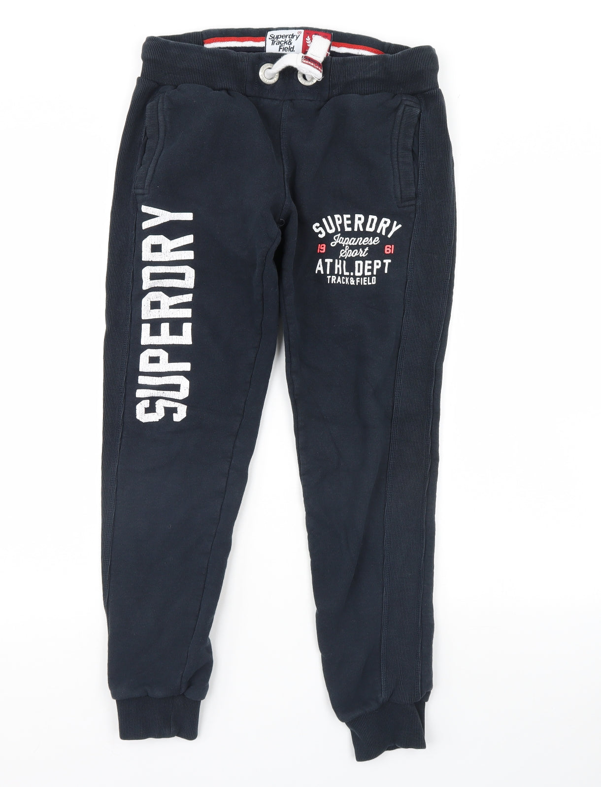 superdr Womens Blue   Jogger Trousers Size M L28 in