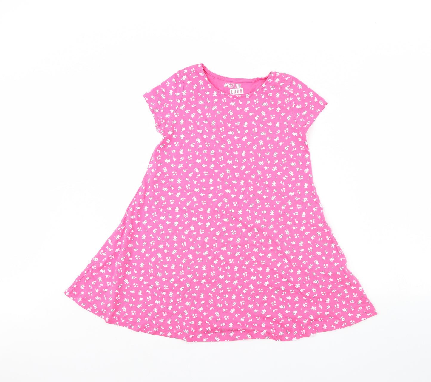 F&F Girls Pink Floral  Mini  Size 9 Years