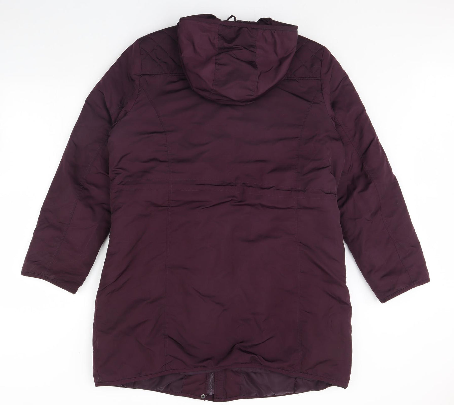 Yours Womens Purple   Rain Coat Coat Size 18