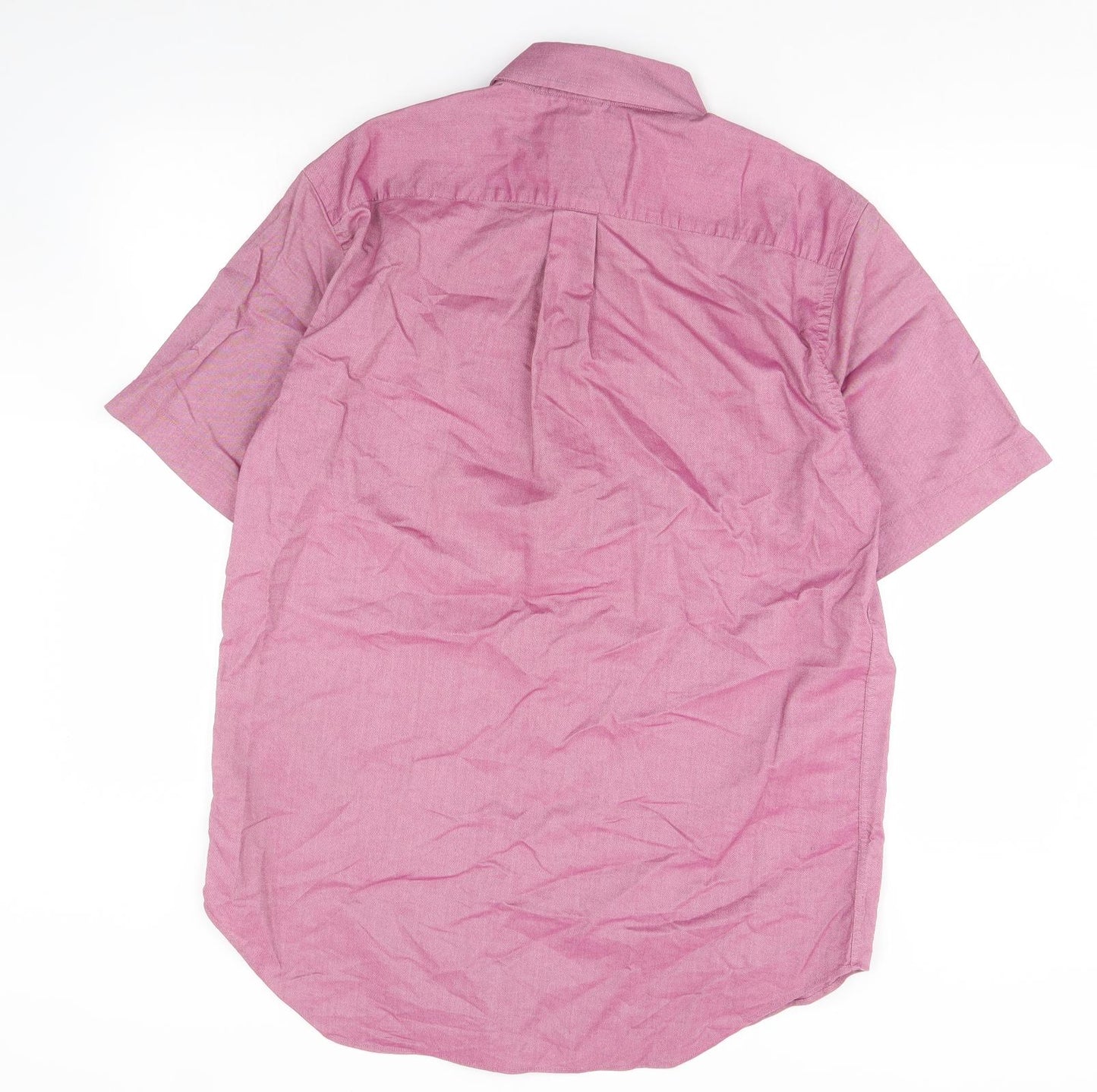 M&S Mens Purple    Dress Shirt Size 16