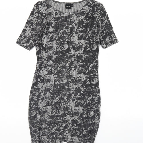 ASOS Womens Grey Floral  Mini  Size 12