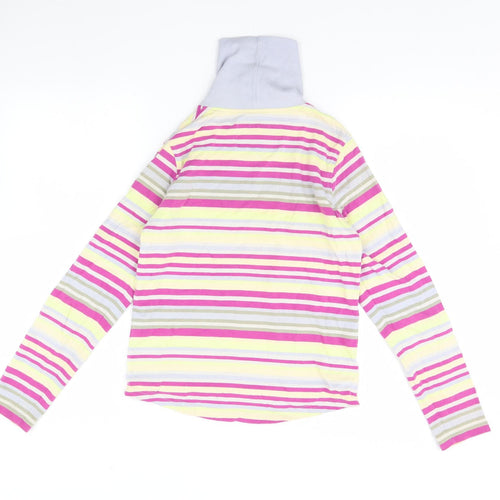 ellesse Womens Multicoloured Striped  Pullover Jumper Size 12