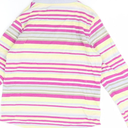 ellesse Womens Multicoloured Striped  Pullover Jumper Size 12