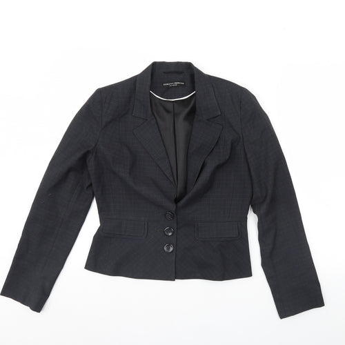 Dorothy Perkins Womens Black   Jacket Blazer Size 12  - Shoulder Pads
