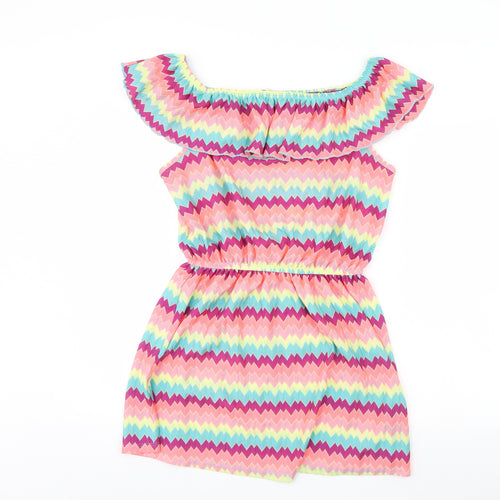 George Womens Multicoloured Striped  Kaftan  Size L