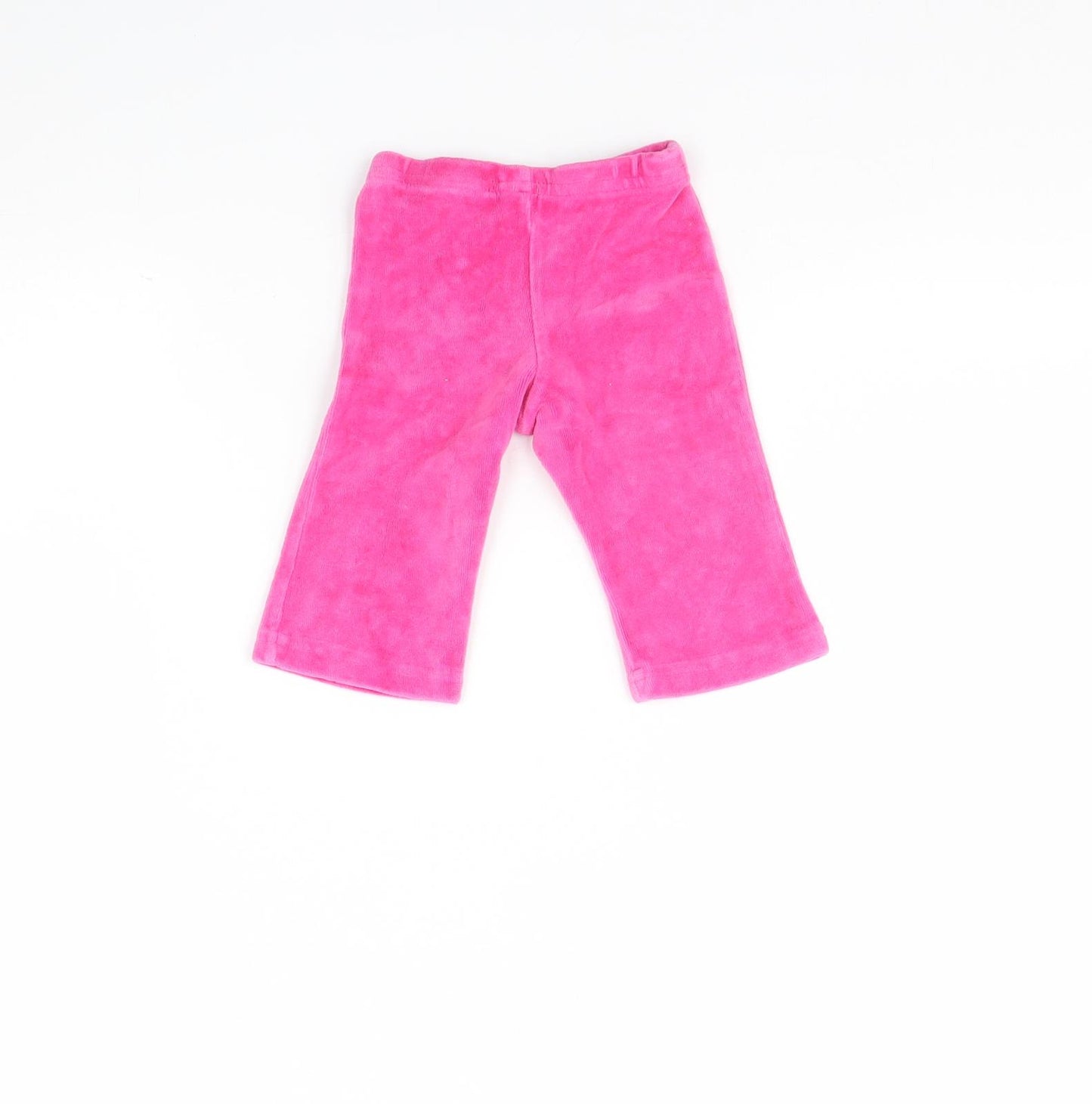 Baby Mac Girls Pink  Corduroy Track Pants Trousers Size 3-6 Months