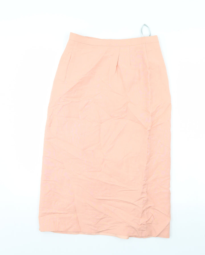 Planet Womens Orange   Straight & Pencil Skirt Size 12