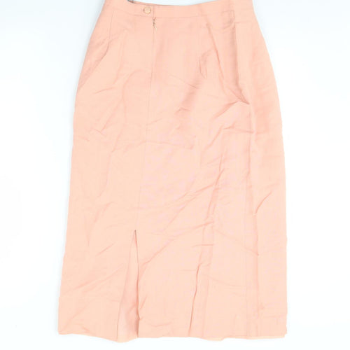 Planet Womens Orange   Straight & Pencil Skirt Size 12