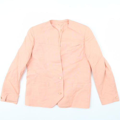 Planet Womens Pink   Jacket Blazer Size 12  - Shoulder Pads