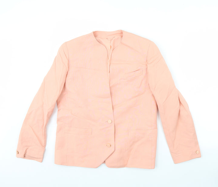 Planet Womens Pink   Jacket Blazer Size 12  - Shoulder Pads