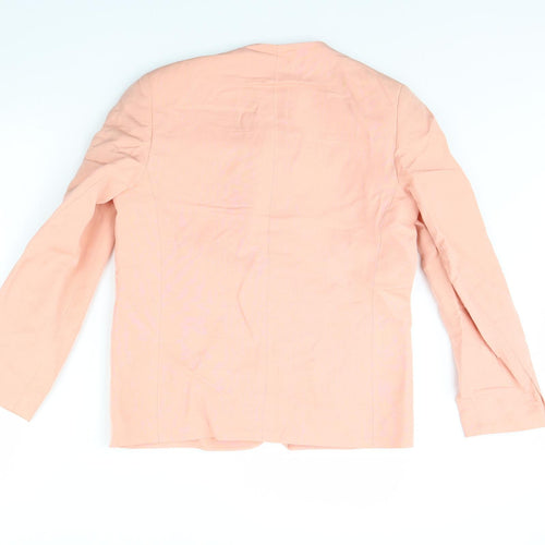 Planet Womens Pink   Jacket Blazer Size 12  - Shoulder Pads