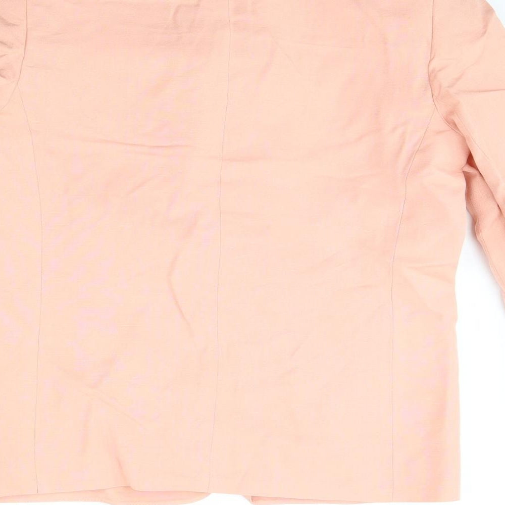 Planet Womens Pink   Jacket Blazer Size 12  - Shoulder Pads