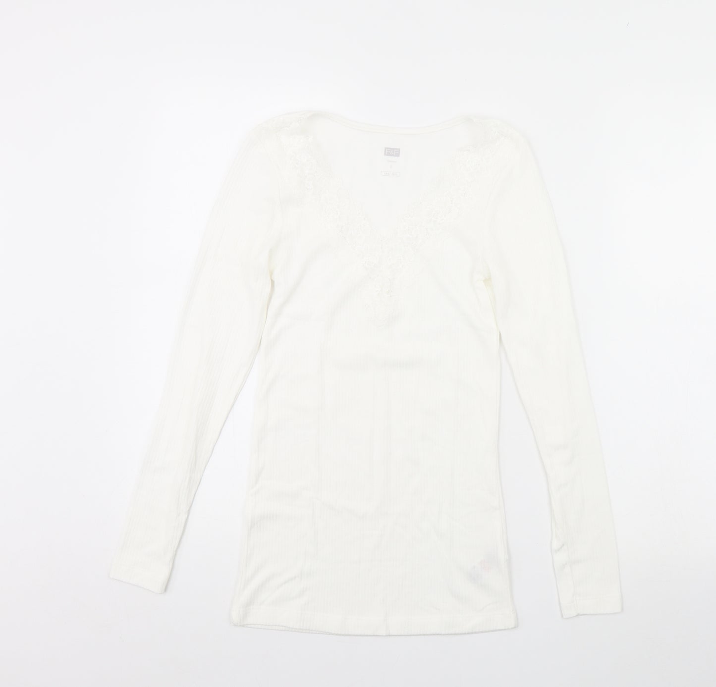 F&F Womens White   Basic Blouse Size S