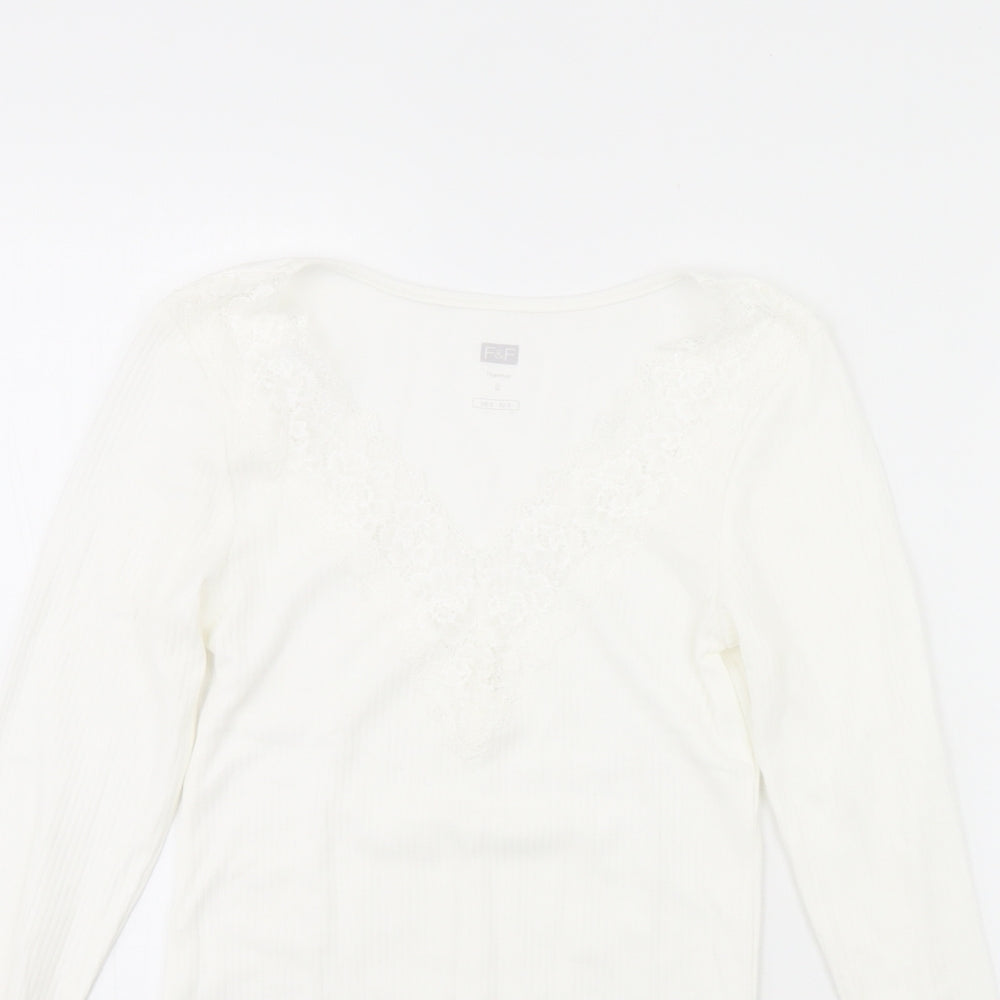 F&F Womens White   Basic Blouse Size S