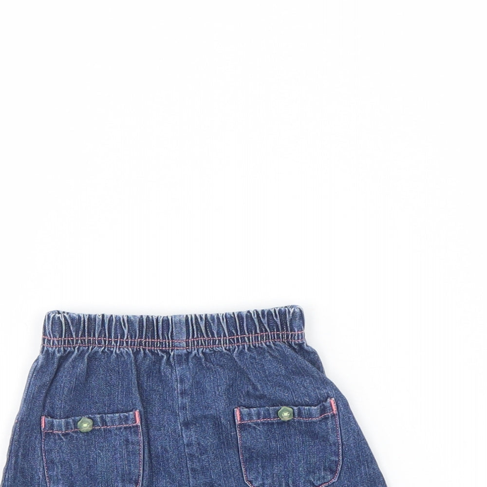 Tiny Ted Girls Blue  Denim Mini Skirt Size 3-6 Months