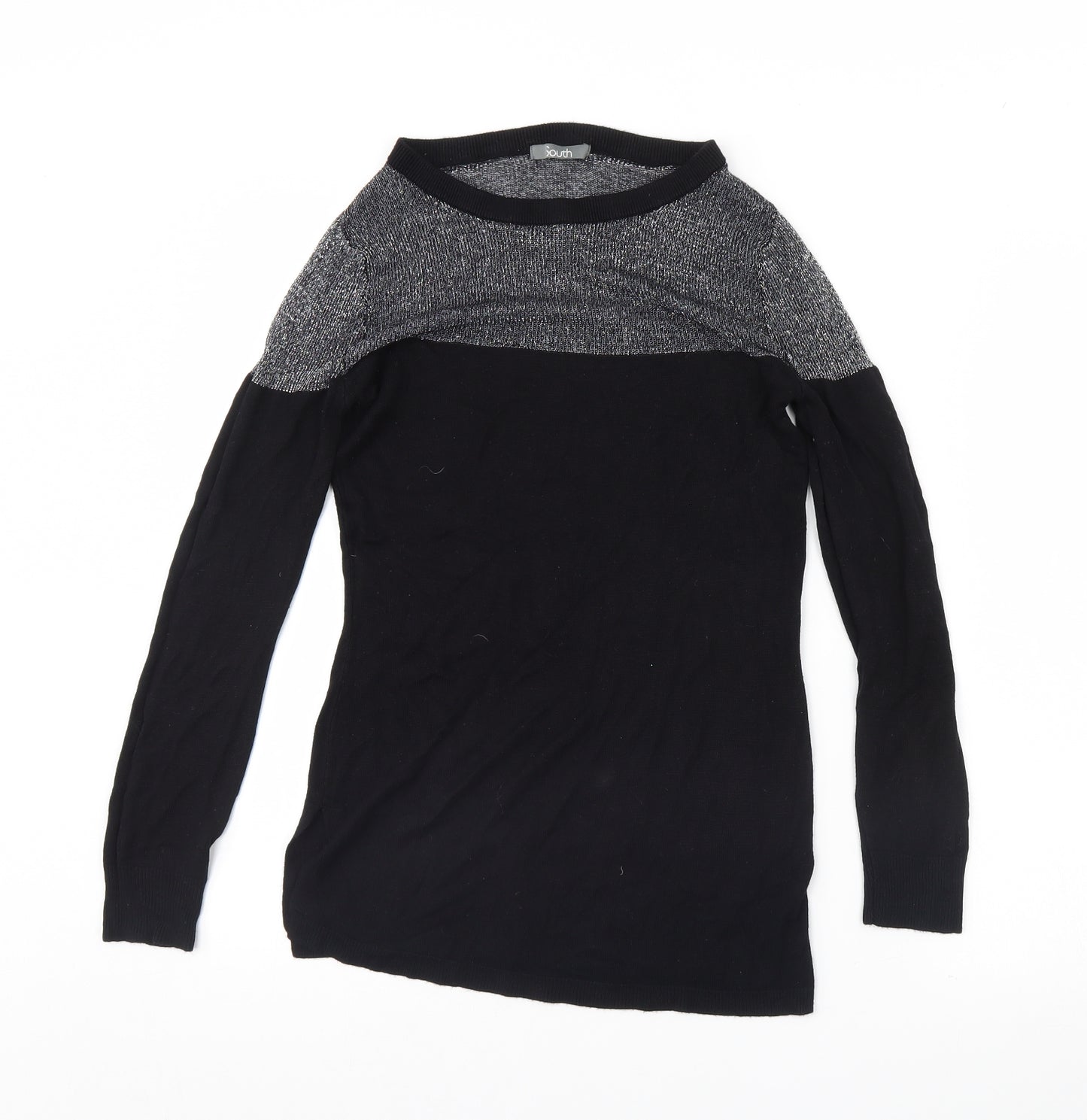 South Womens Black   Pullover Jumper Size 10