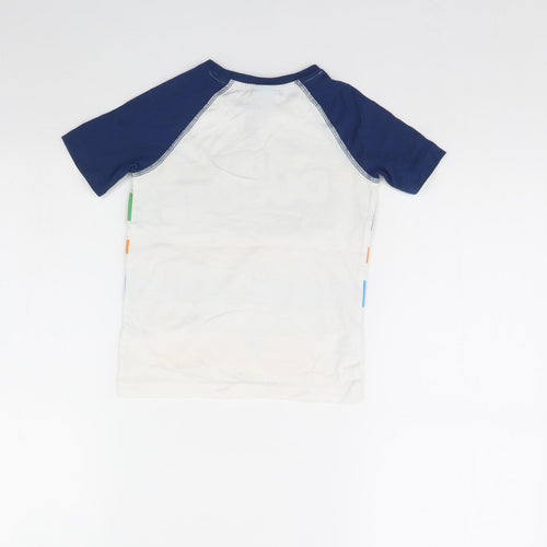 TU Boys White   Basic T-Shirt Size 3 Years