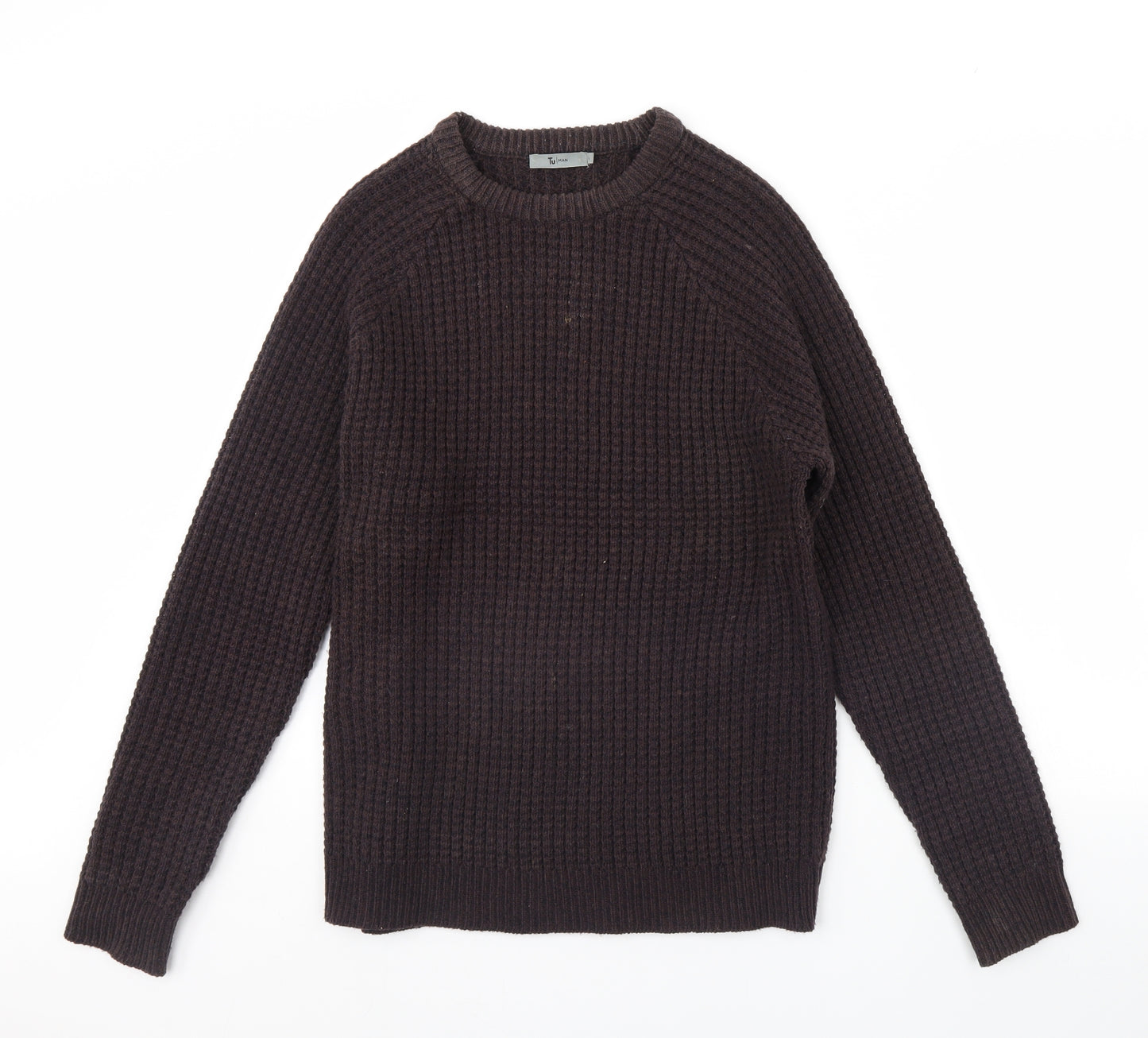 TU Mens Purple   Pullover Jumper Size L