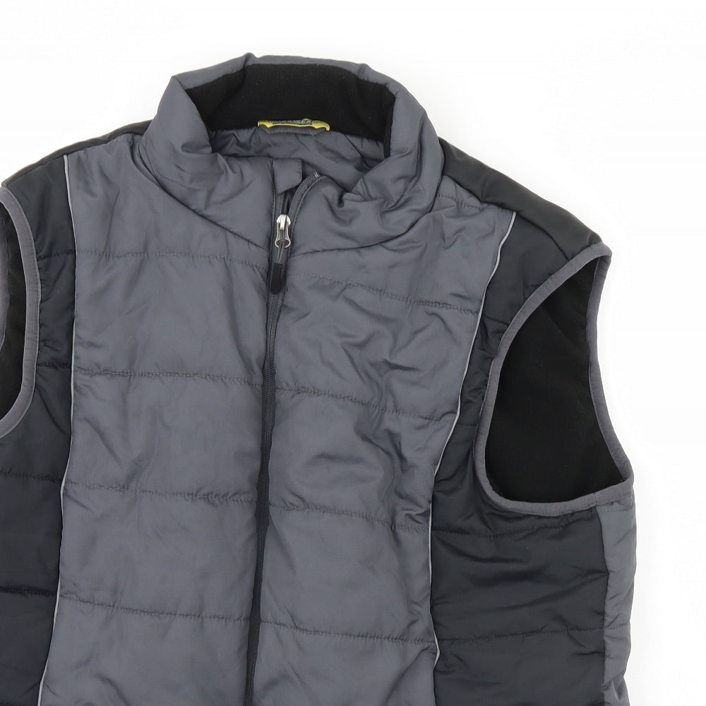 Workwear Mens Grey   Gilet Coat Size L