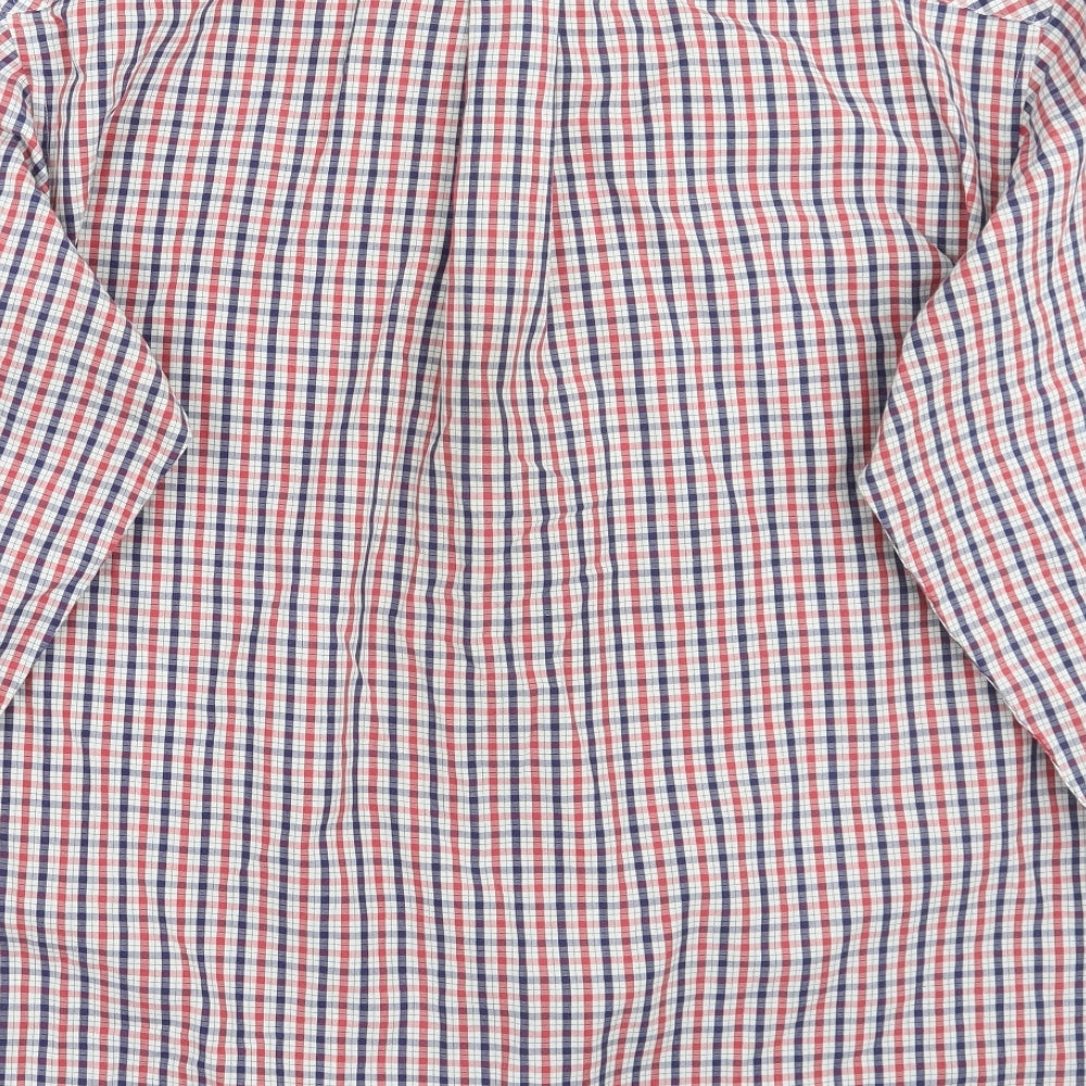 Ben Sherman Mens Red Check   Button-Up Size M
