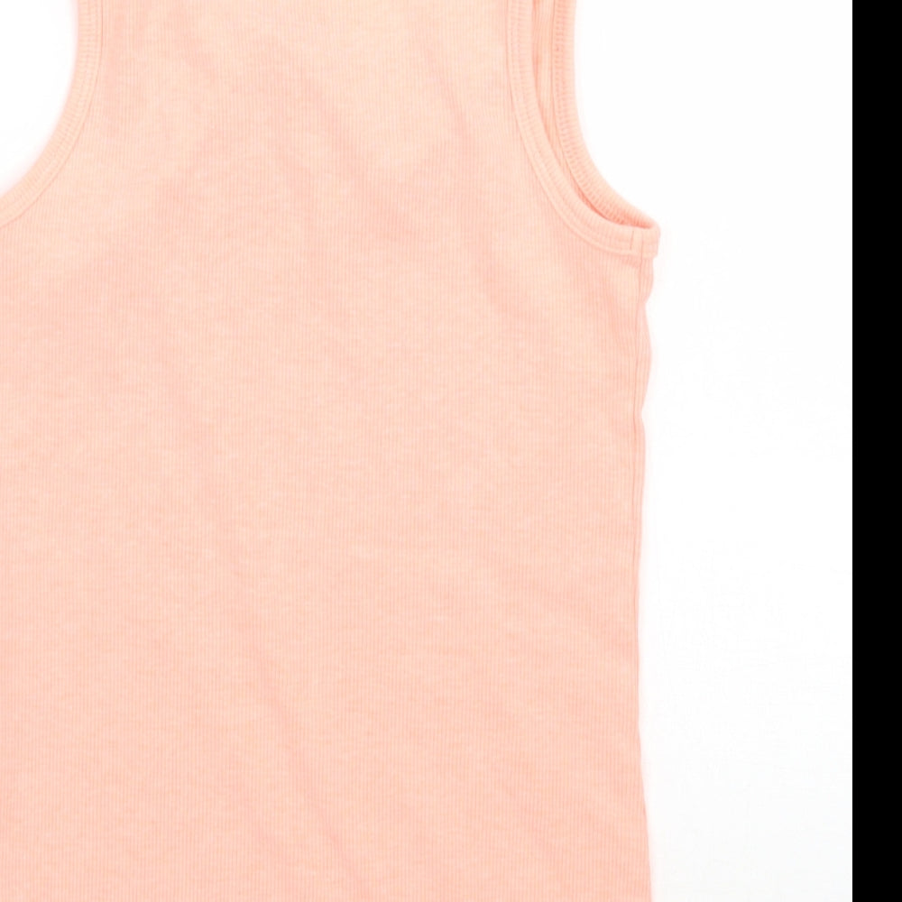 NEXT Girls Orange   Basic Tank Size 7 Years