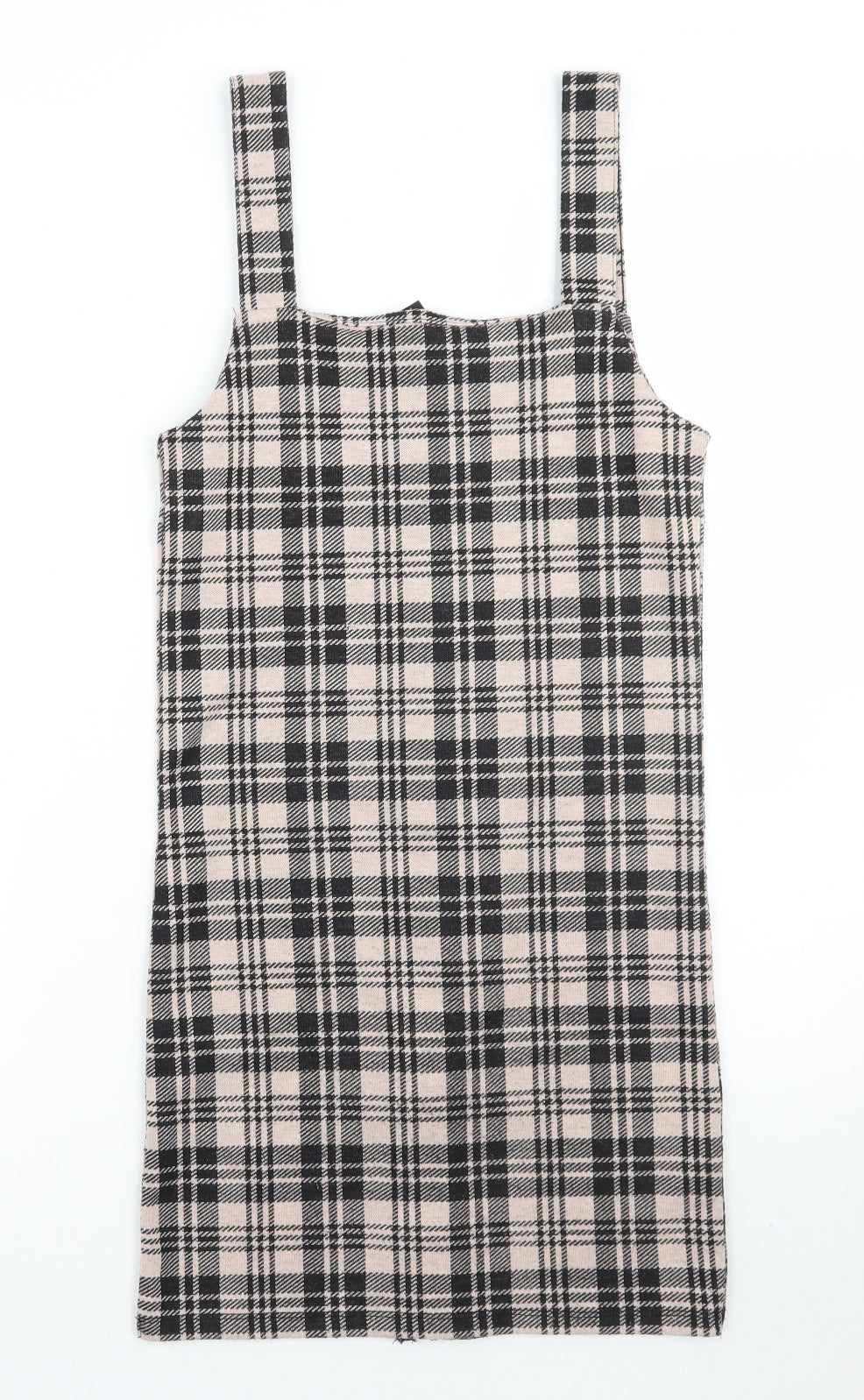 Newlook Girls Pink Check Ramie A-Line  Size 10-11 Years