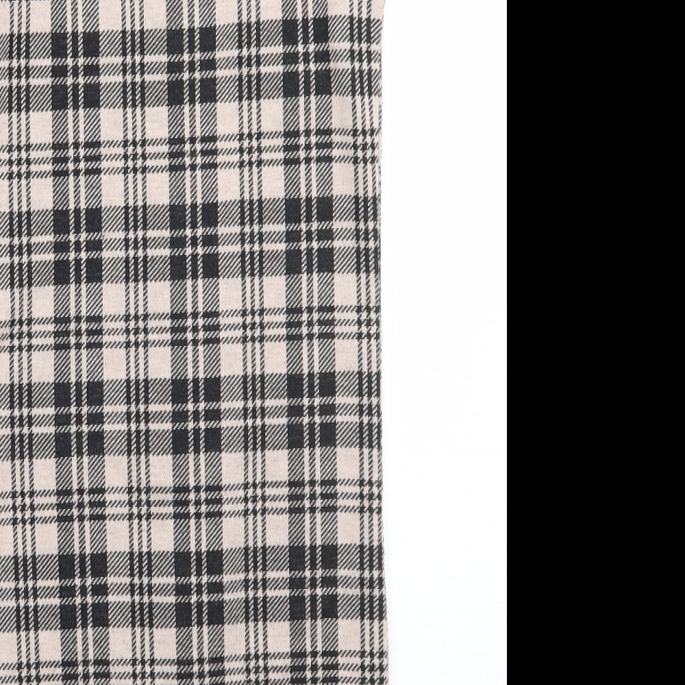 Newlook Girls Pink Check Ramie A-Line  Size 10-11 Years