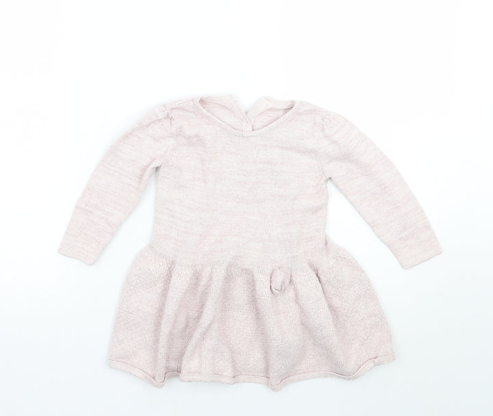 Matalan Girls Pink A-Line Size 18-24 Months