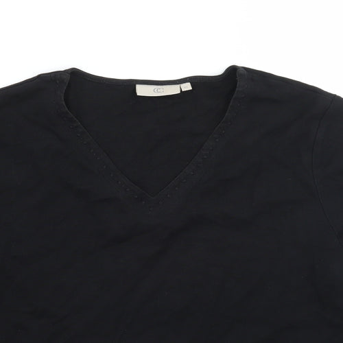 CC Womens Black   Basic T-Shirt Size XL