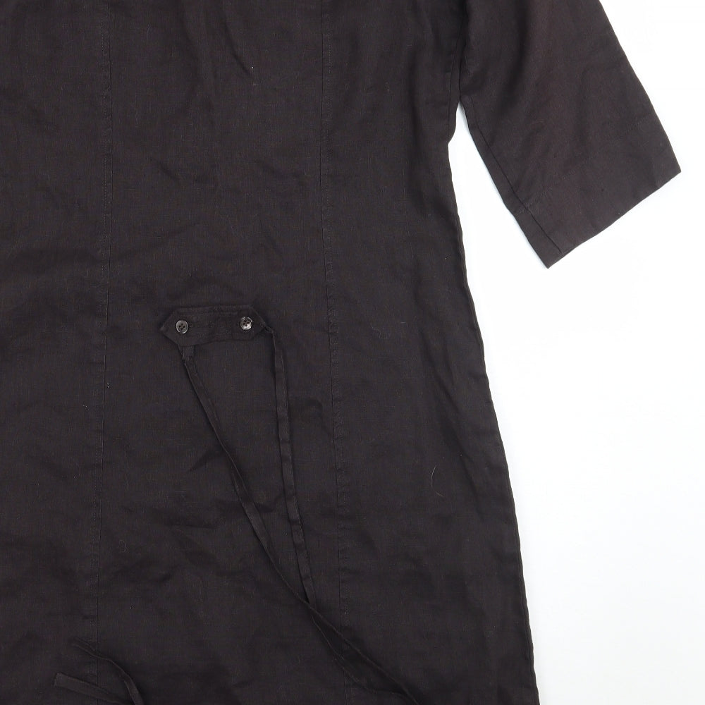 Hobbs Womens Brown   A-Line  Size 12