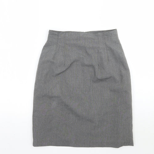 Preworn Womens Grey   A-Line Skirt Size 10