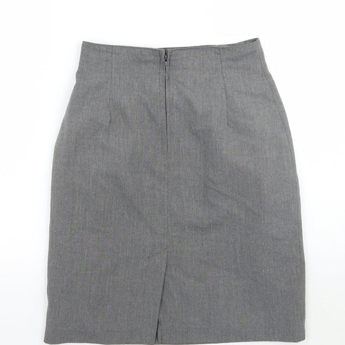 Preworn Womens Grey   A-Line Skirt Size 10
