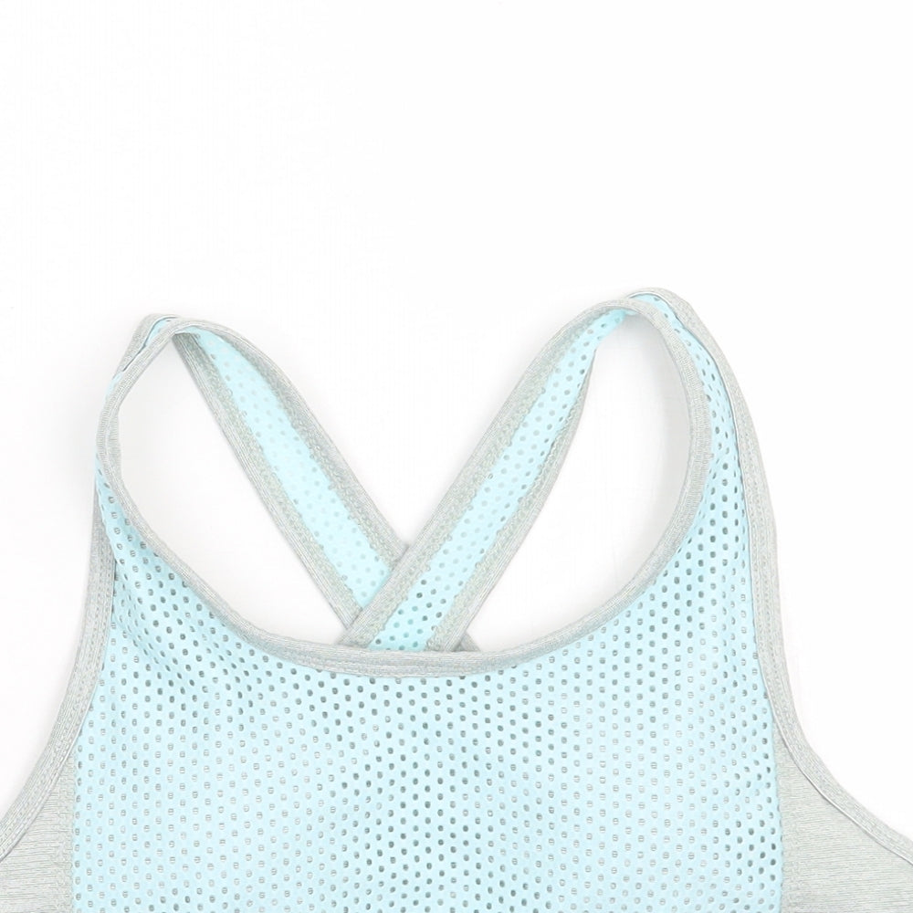Workout Womens Grey   Cropped Tank Size 10