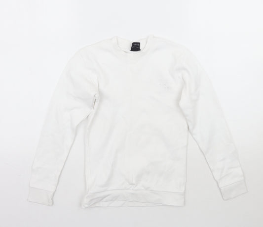 ZEYREK Boys White   Pullover Jumper Size 9-10 Years