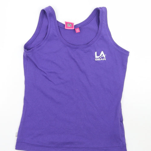 LA Gear Girls Purple   Basic Tank Size 13 Years