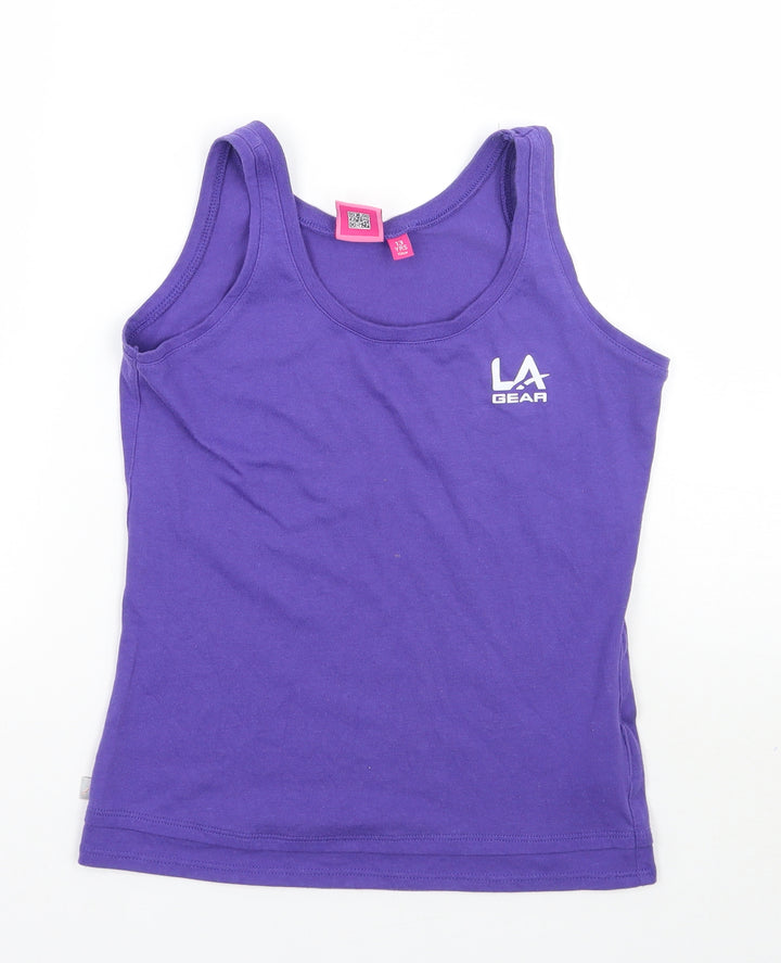 LA Gear Girls Purple Basic Tank Size 13 Years