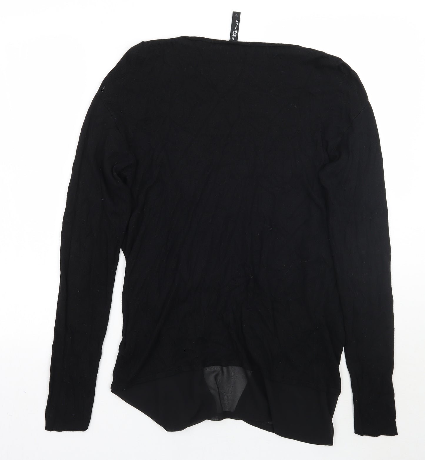 Jean Pascale Womens Black   Cardigan Jumper Size XS