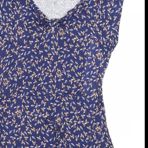 Origionals Womens Blue Floral  A-Line  Size 16