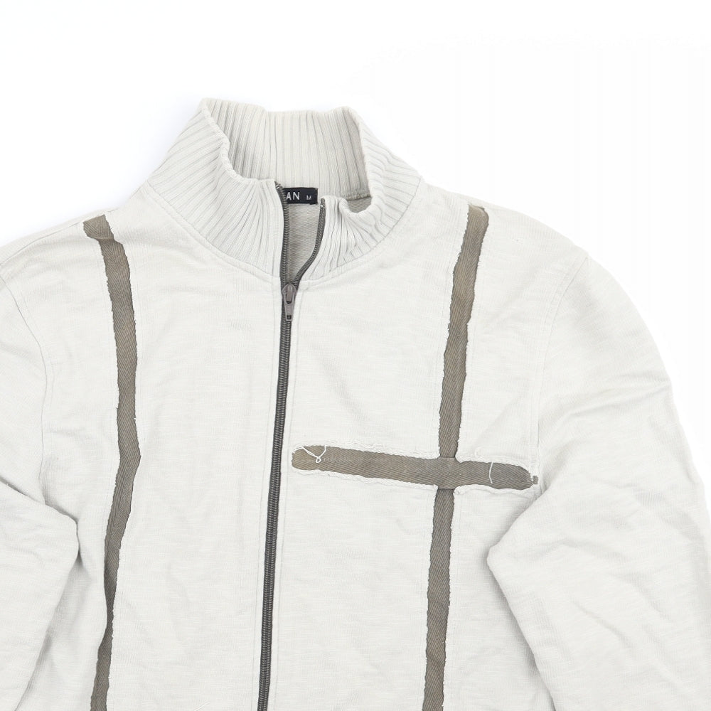Topman Mens Beige   Jacket Coat Size M