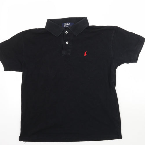 Polo Ralph Lauren Mens Black    Polo Size S