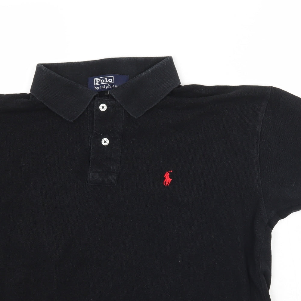 Polo Ralph Lauren Mens Black    Polo Size S