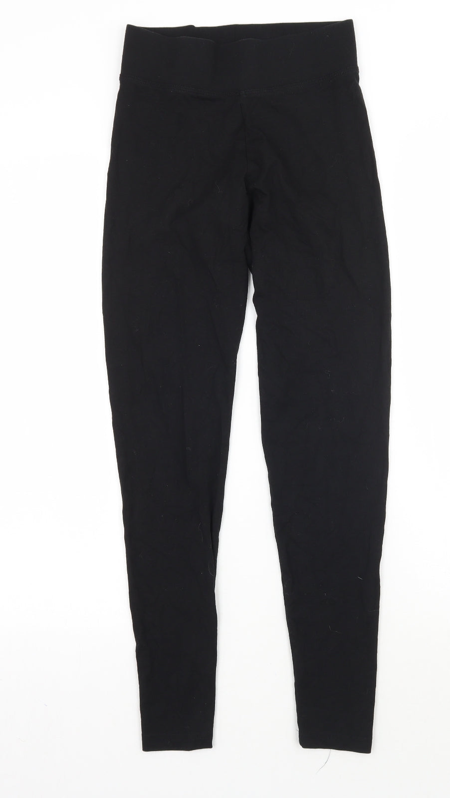 TU Womens Black   Capri Leggings Size 8 L26 in