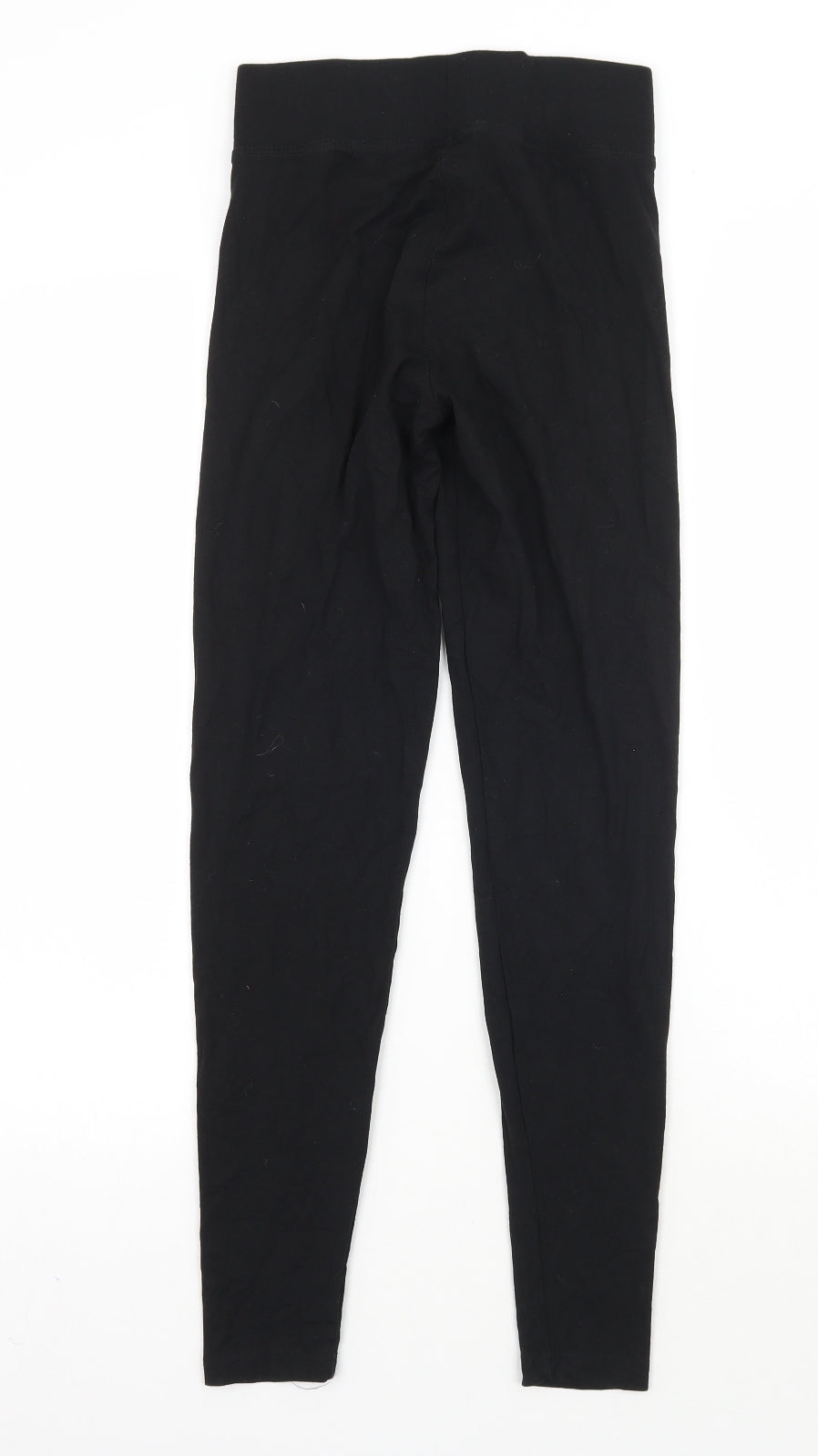 TU Womens Black   Capri Leggings Size 8 L26 in