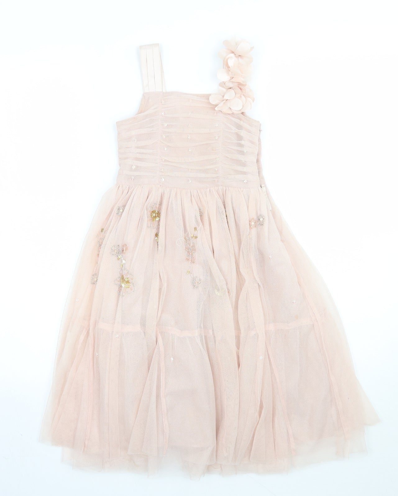 NEXT Girls Pink Floral  A-Line  Size 5 Years