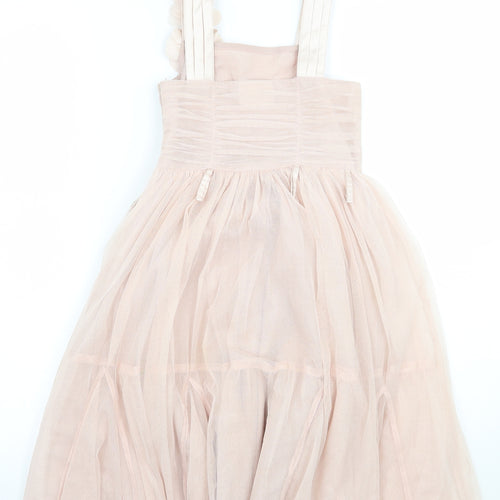 NEXT Girls Pink Floral  A-Line  Size 5 Years