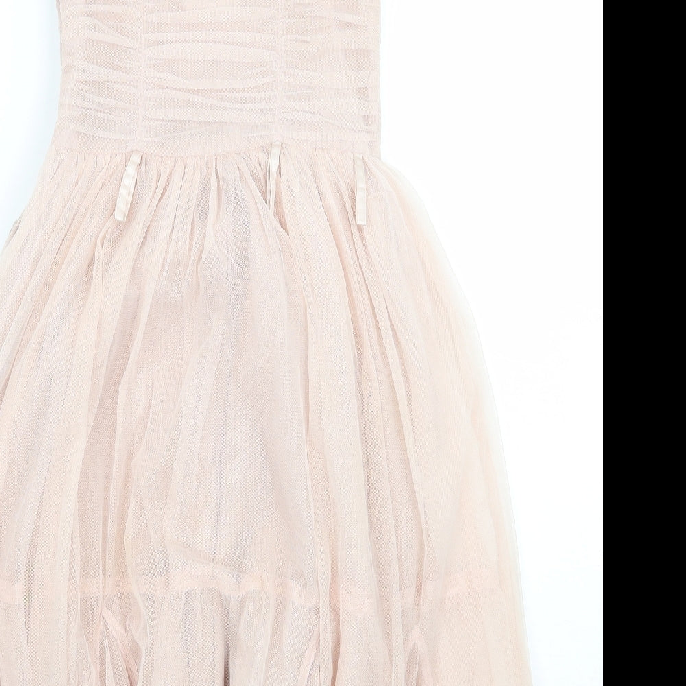 NEXT Girls Pink Floral  A-Line  Size 5 Years