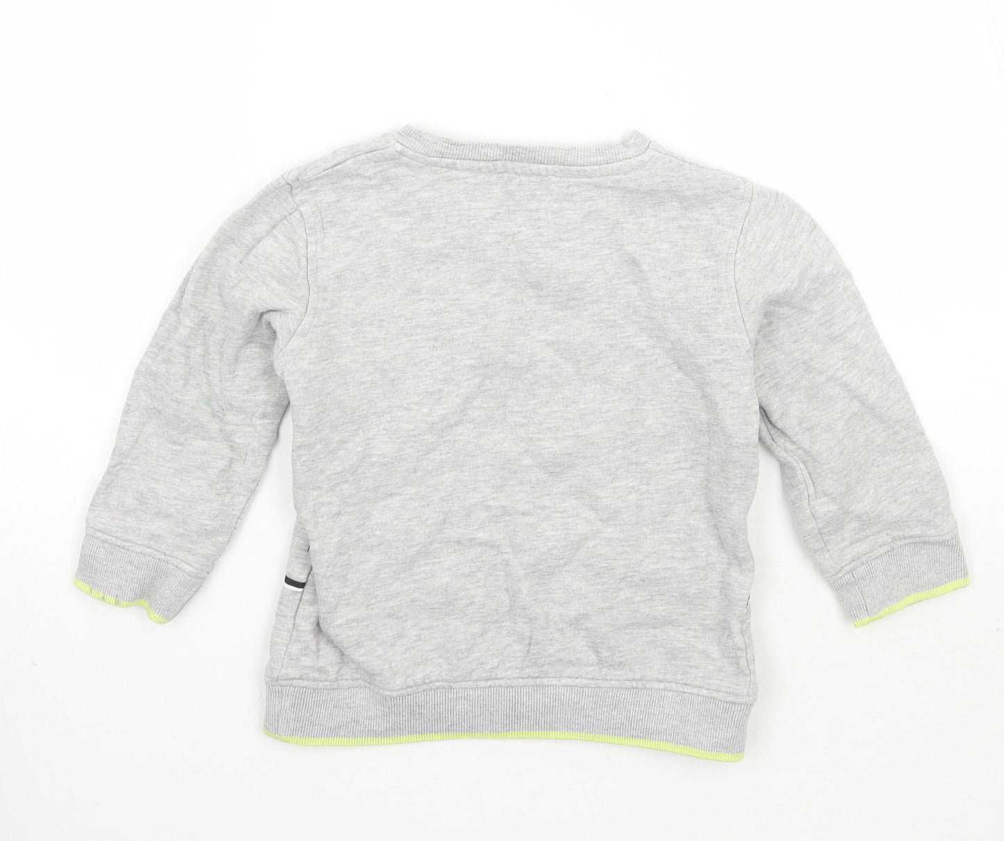 Bluezoo Boys Grey   Pullover Jumper Size 3-4 Years